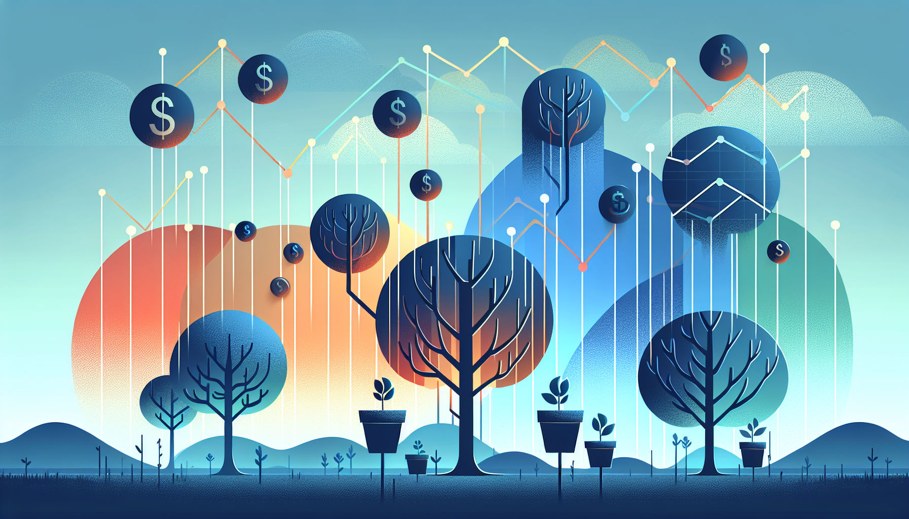 Illustration of dividend mutual funds growth